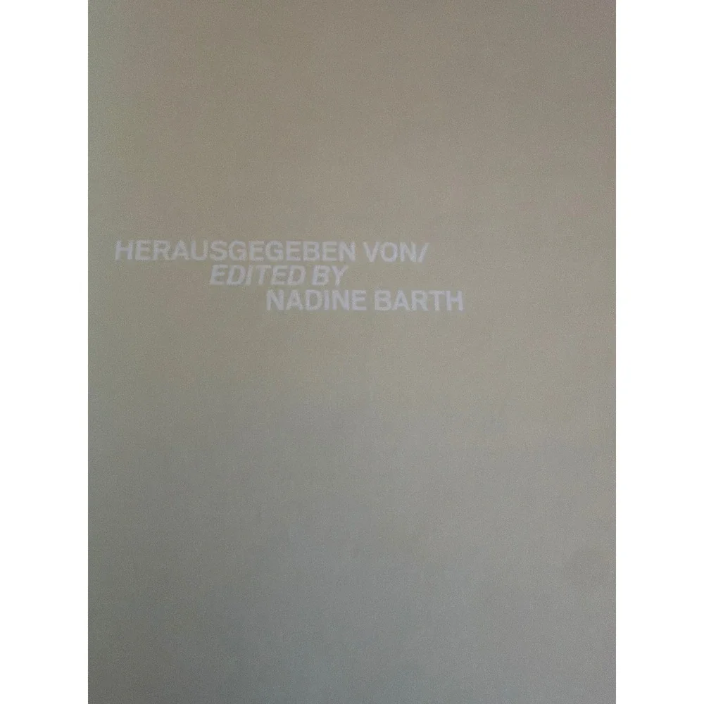 Distanz Hardcover Tan German Fashion Design 1946-2012 Nadine Barth Art Book